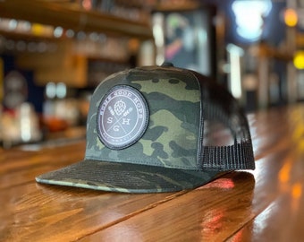 Some Good Hops Black Camo SnapBack Hat