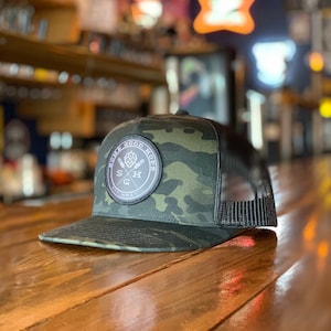 Some Good Hops Black Camo SnapBack Hat