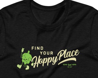 Men's Find Your Hoppy Place T-Shirt 3.0 - Black Heather