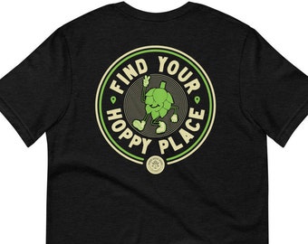 Men's Find Your Hoppy Place T-Shirt 1.0 - Black Heather
