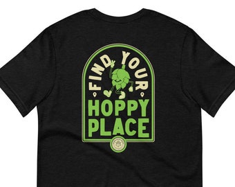 Men's Find Your Hoppy Place T-Shirt 2.0 - Black Heather