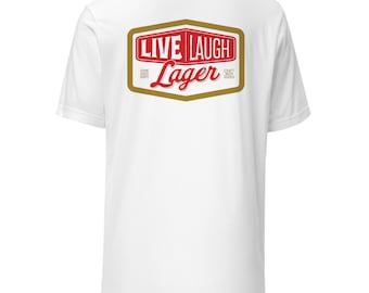 Men's Live Laugh Lager 2.0 T-Shirt - White