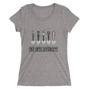 Women&#39;s &quot;Tap Into Diversity&quot; T-Shirt - Heather Grey