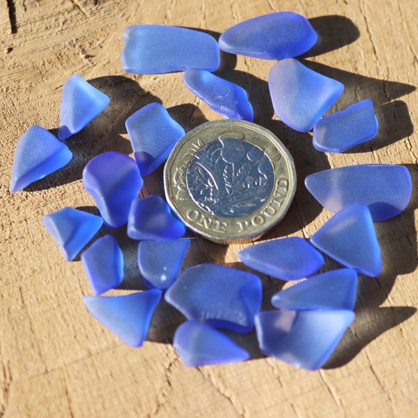 Cobalt Blue Seaglass Etsy