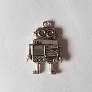 Roboter Anhänger, Roboter Anhänger, Schmuck Anhänger, Schmuckherstellung, Anhänger, Charms, Roboter, Sci-fi Anhänger, Sci-fi Anhänger