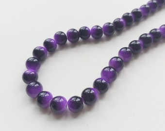 2-Tone round beads, 8mm 2-Tone glass beads, Glass round beads, Glass beads, Round beads, 2-tone beads, Craft beads, Beads, Jewellery making