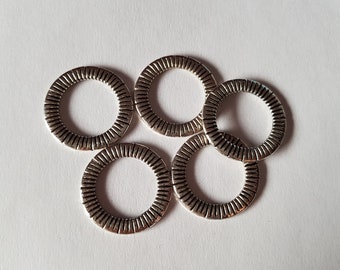 Striped rings, Connector rings, Ring pendants, Connector pendants, Jewellery pendants, Jewellery making, Connectors, Links, Rings, Striped