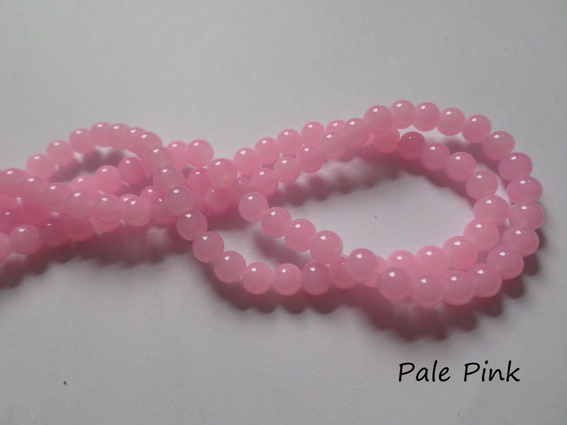 6mm Jelly beads Jelly glass beads 6mm Glass beads Glass Etsy