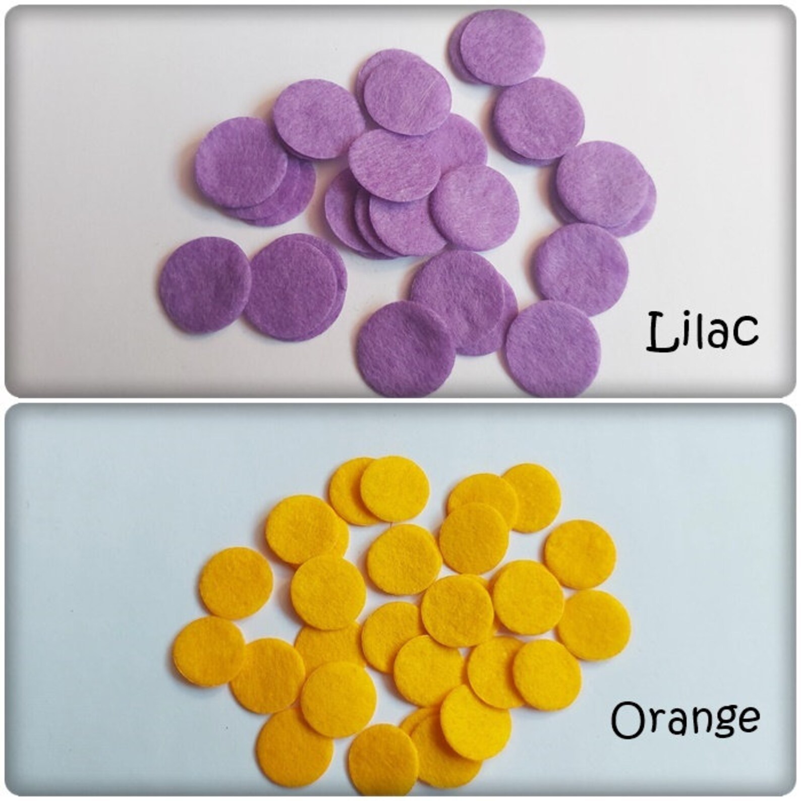 20mm Felt Circles Felt Circles Felt Shapes Felt Etsy