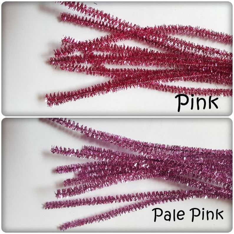 30cm sparkle pipe cleaners Etsy