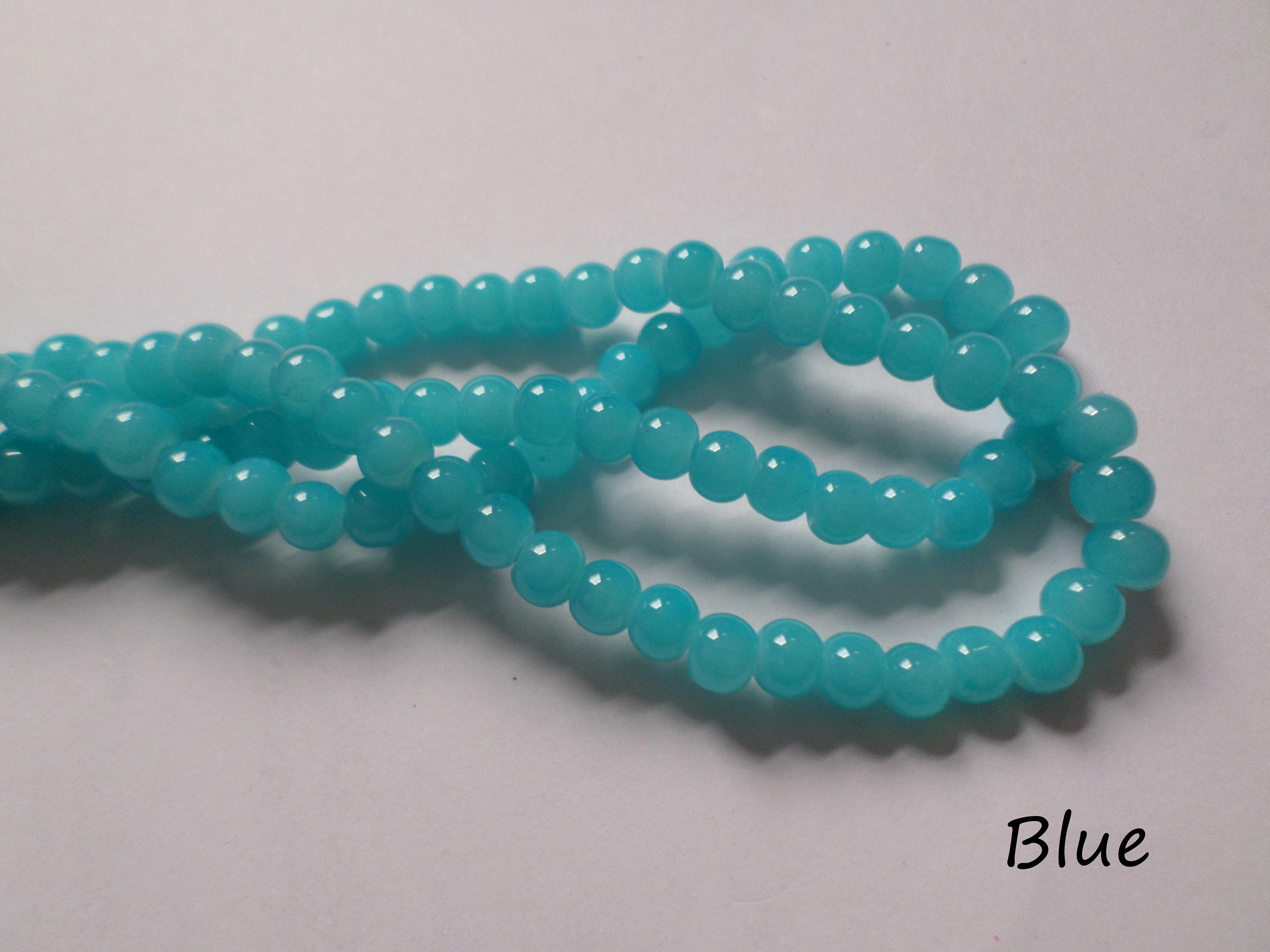 6mm Jelly beads Jelly glass beads 6mm Glass beads Glass Etsy