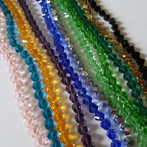 8mm crystal helix beads, Helix beads, Glass beads, Crystal glass beads, Craft beads, Beads, Jewellery making, Glass, Crystal glass, Helix