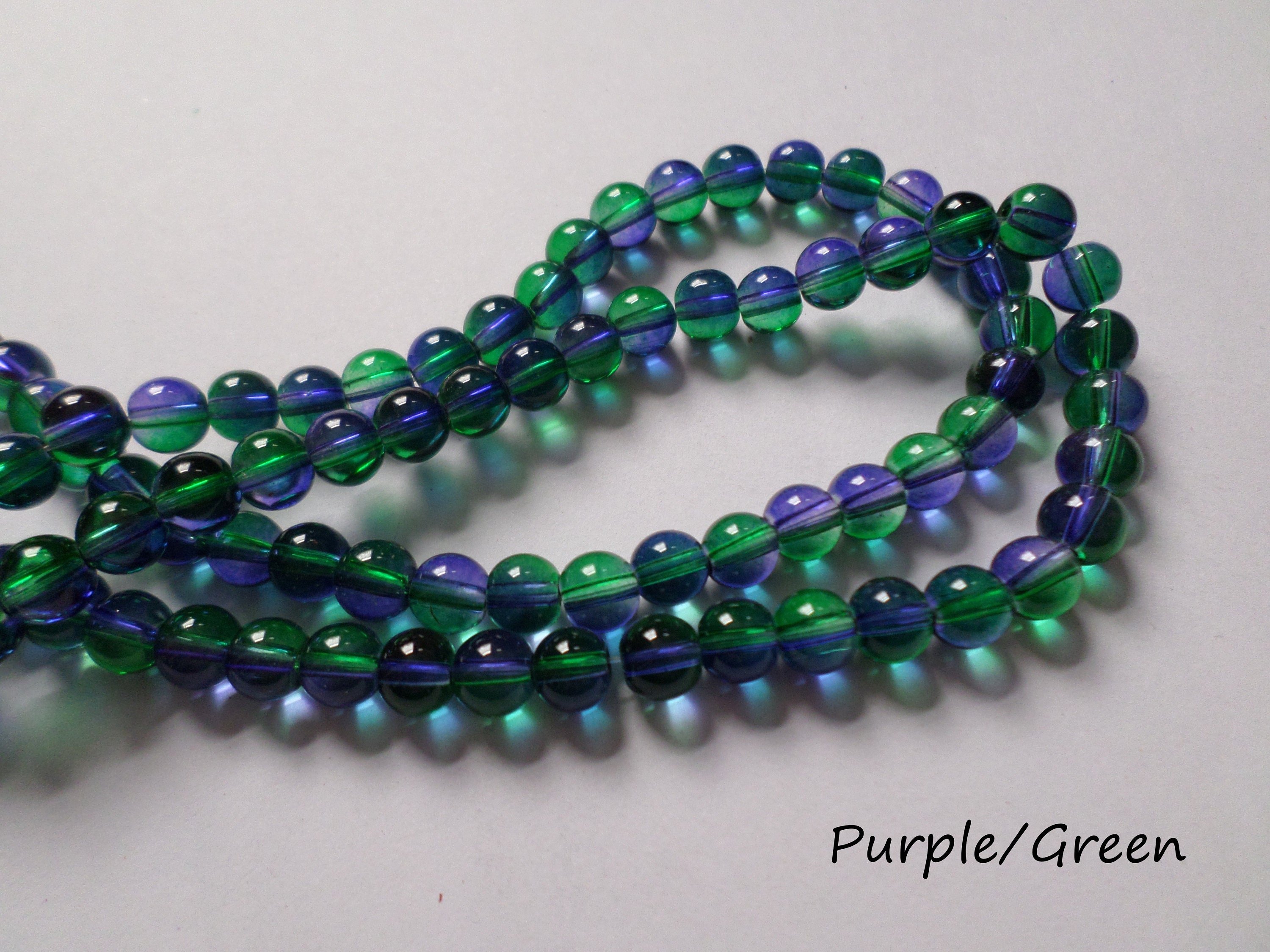 Produktbild von DTYDECLE 504 Stück 8 Bunte Glasperlen Zu Basteln, 28 Farben Runde