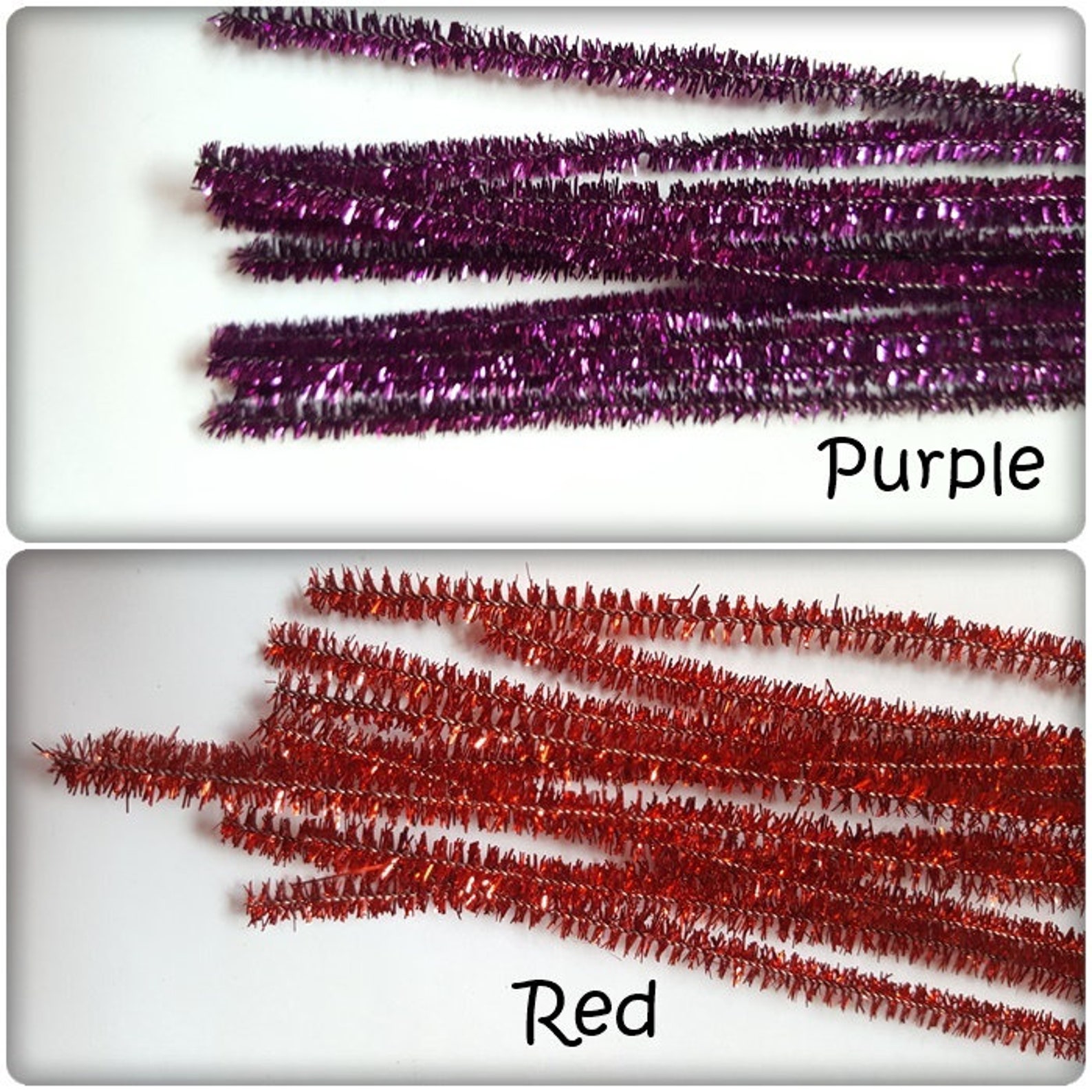 30cm Sparkle Pipe Cleaners Etsy