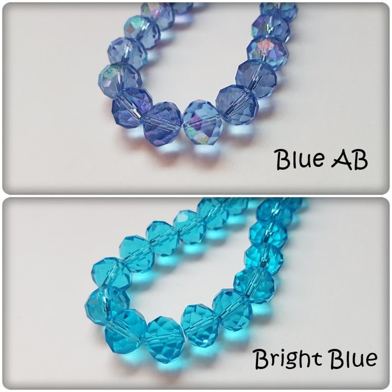 10mm Rondelle Beads Glass Rondelle Beads Rondelle Beads Etsy