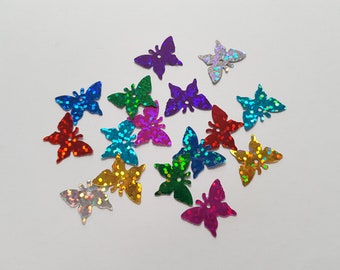 17mm butterfly sequins, Butterfly sequins, Holographic sequins, Sequins, Holographic, Sequin art, Embellishments, Butterfly, Butterflies