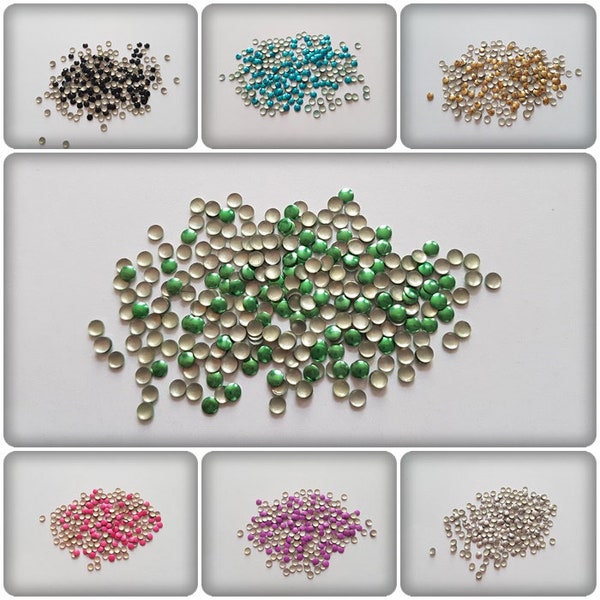 3mm round studs, Round studs, Metal studs, Nail art studs, Nail art, Studs, Stud embellishments, Embellishments, Scrapbooking, Round