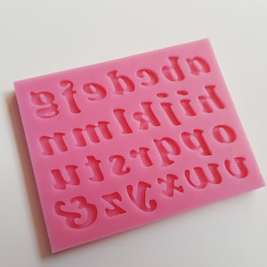 Molde de letras, Molde de alfabeto, Molde artesanal, Molde de silicona, Molde de forma, Molde de resina, Molde de chocolate, Molde colgante, Letras, Alfabeto