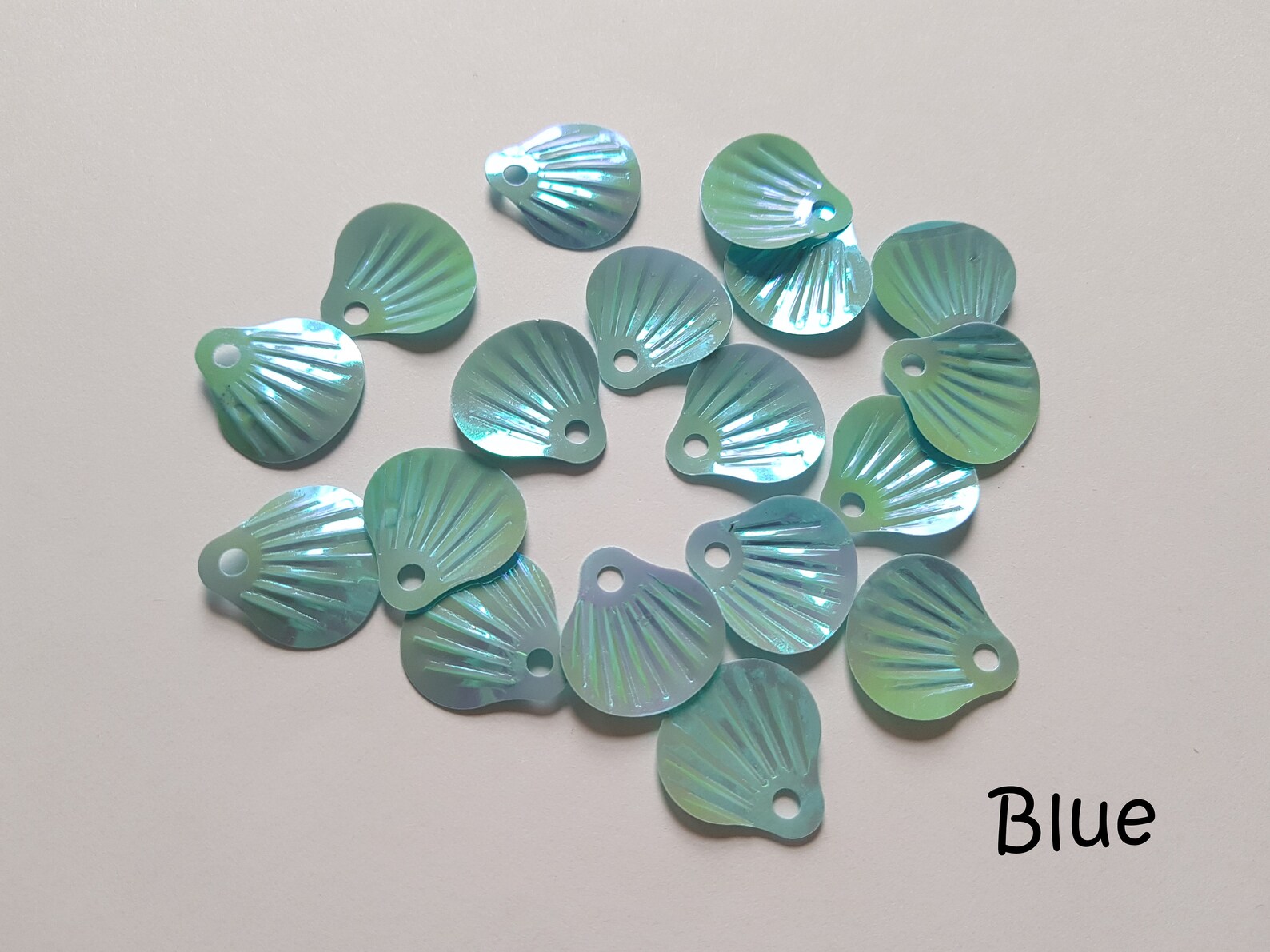 New Coming 13mm Sea Shell Sequins For Craft Transparent Crystal Shell Shape Sequin Paillettes Glitter For Diy Sewing Accessories - Sequins