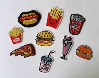 Iron-On Polyester Patches / Appliques | DIY Clothing, Bags, Jackets & Craft Embellishments | Multiple Designs and Sizes