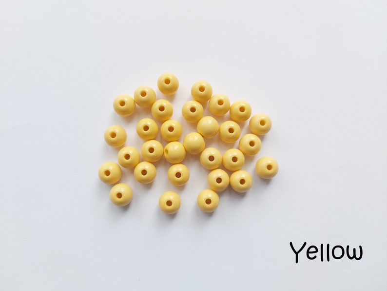 8mm acrylic round beads, Acrylic beads, Round beads, Jewellery making, Craft beads, Round, Beads image 9