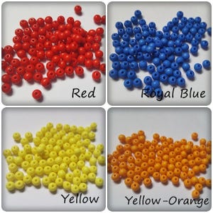 Acrylic round beads, Acrylic beads, Round beads, Jewellery making, Craft beads, Round, 4mm, Beads image 5