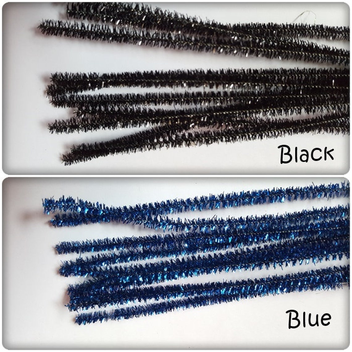 30cm Sparkle Pipe Cleaners Etsy
