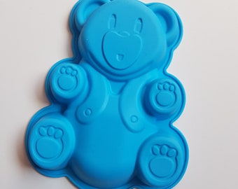 Teddy bear mould, Bear mould, Craft mould, Silicone mould, Shape mould, Resin mould, Chocolate mould, Pendant mould, Bear, Teddy, Teddy bear