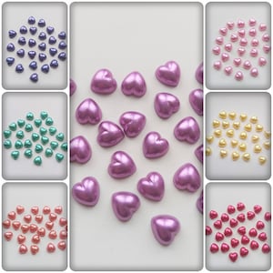 10,5 mm cabujones del corazón, espaldas planas del corazón, cabujones del corazón, cabujones acrílicos, corazones acrílicos, adornos de corazones, corazones, corazón, corazón, amor
