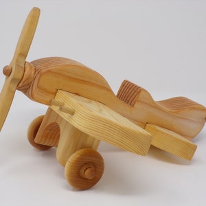 Handmade Wooden Fighter Plane Toy - Etsy