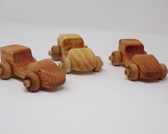 Pocket Racers - Toddler/Baby Wooden Handcrafted Cars