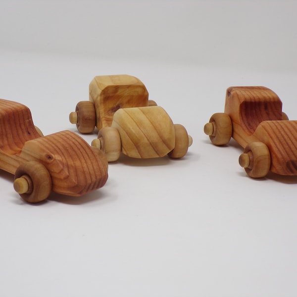 Pocket Racers - Toddler/Baby Wooden Handcrafted Cars