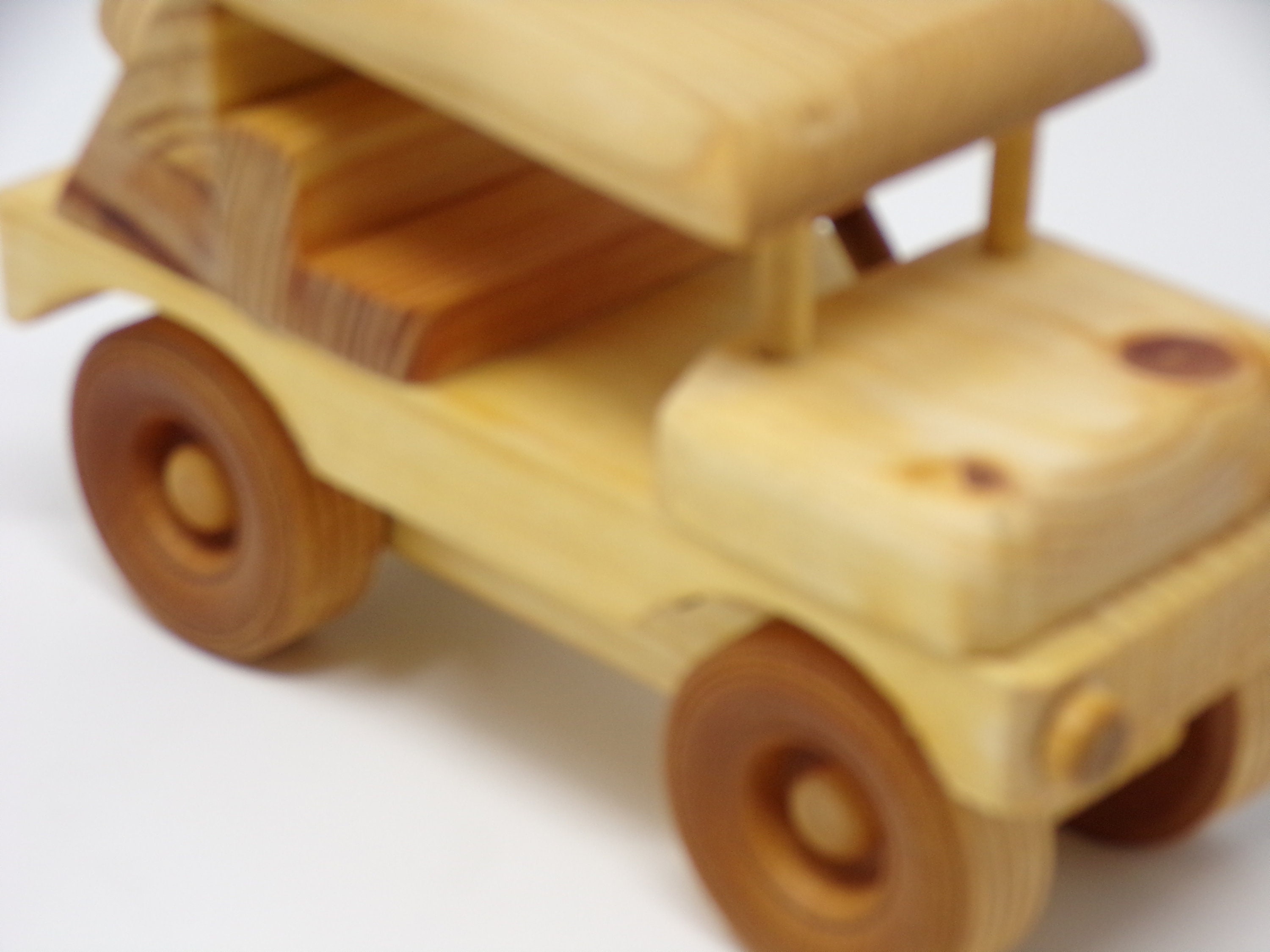 wooden push wagon