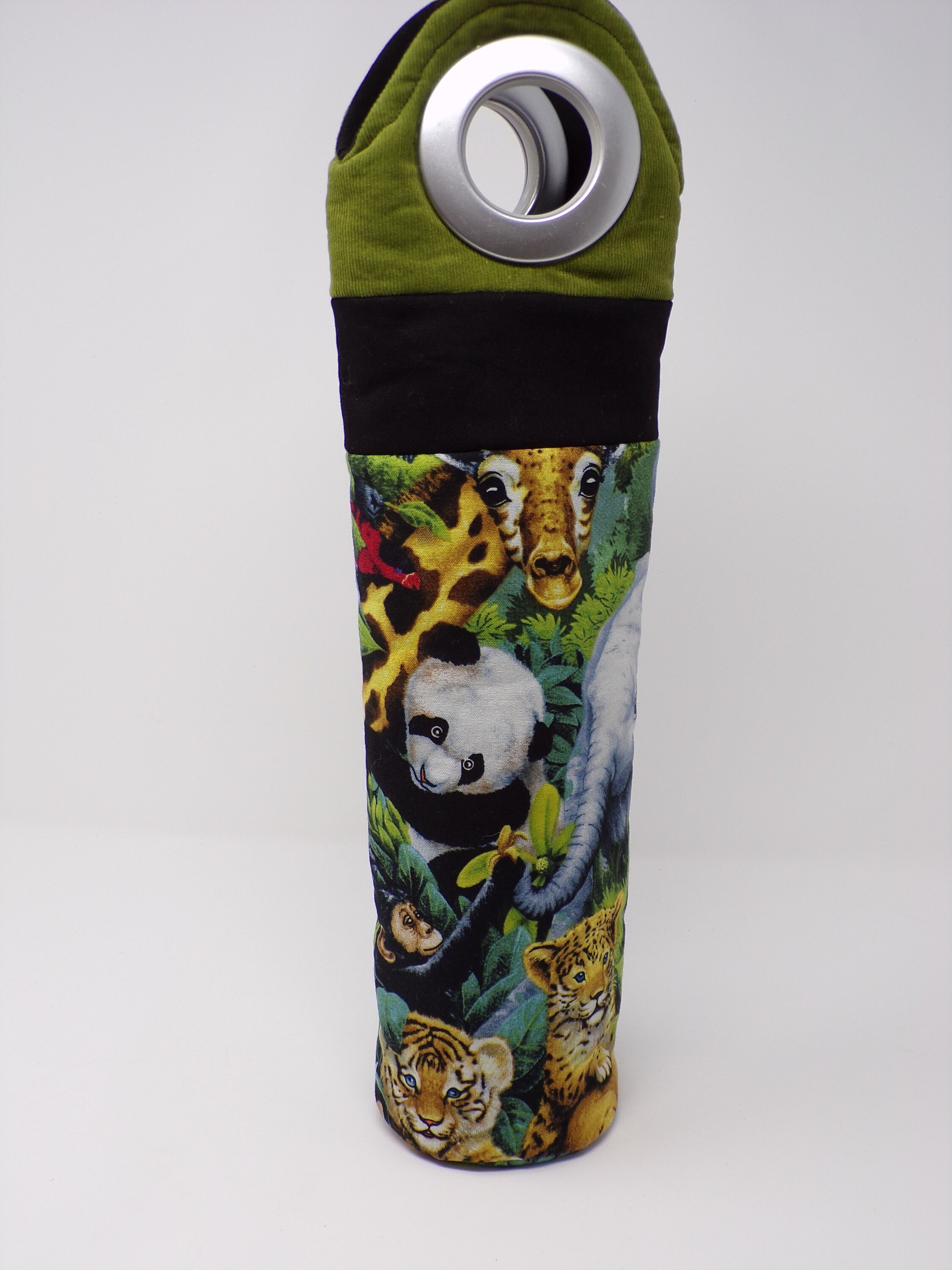 Handmade Quilted Insulated Wine Bottle Tote, BYOB Wine Tote, Insulated Wine Tote, Wine Bottle