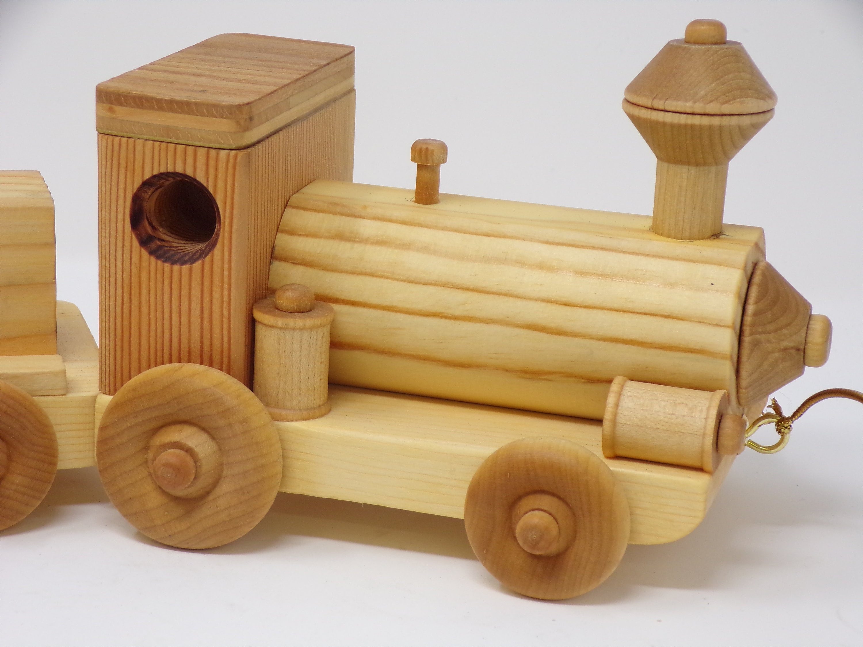 christmas wooden train set