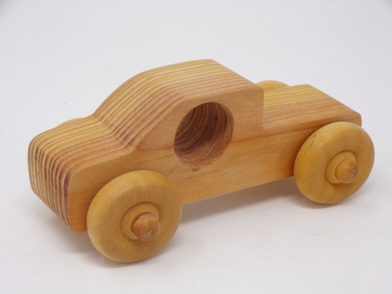 wooden pickup truck toy