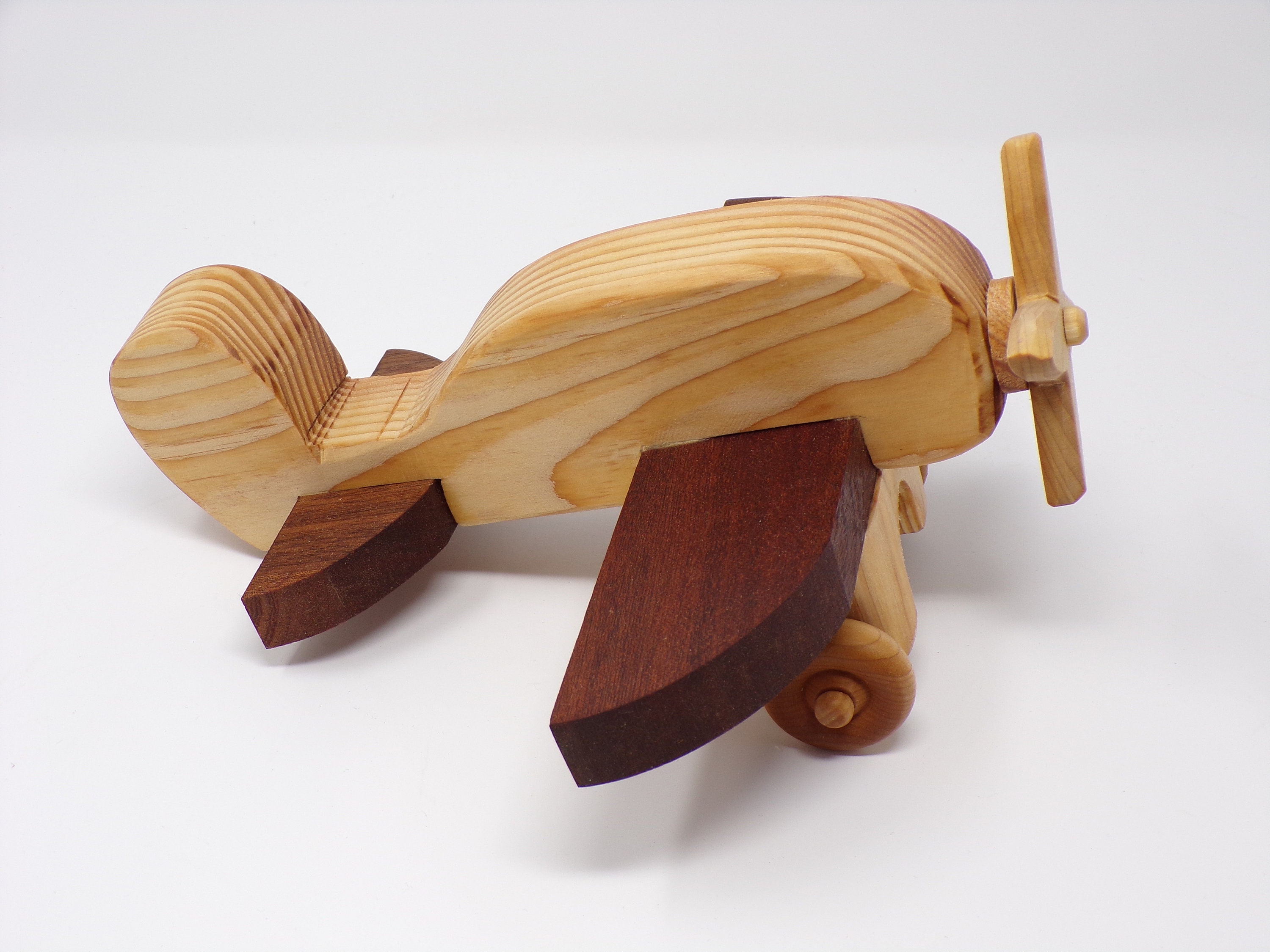 wooden airplane for toddler