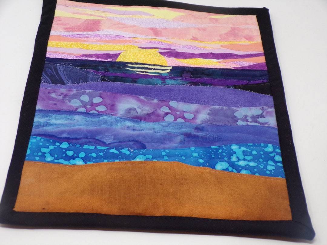Sunset Sky Applique Wall Hanging, 12