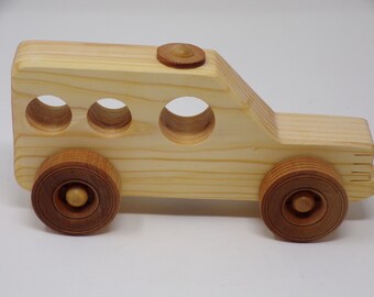 Police SUV - Wooden Police SUV for Children