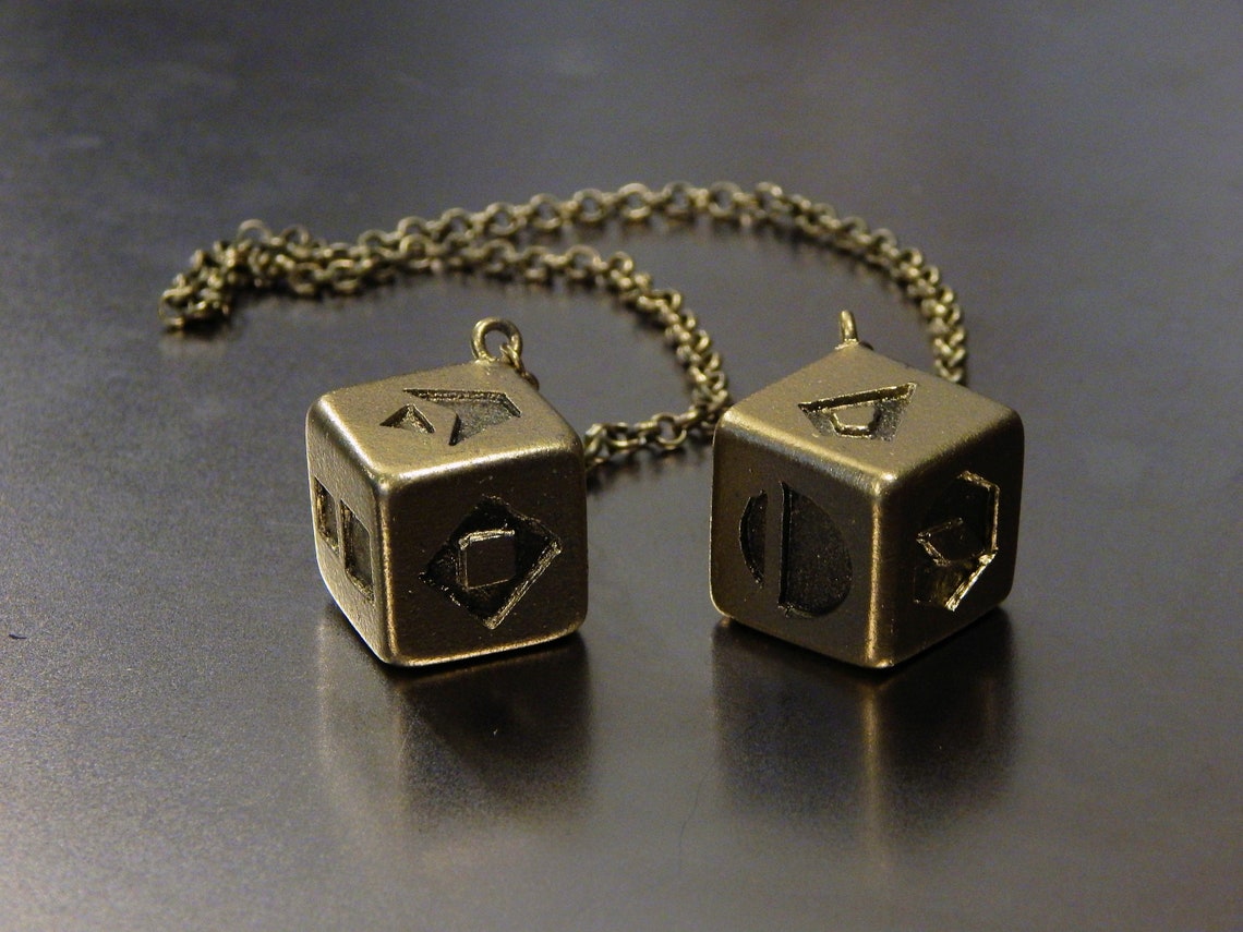 Star Wars Han Solo's Gold Dice Last Jedi HandMade Replica Etsy
