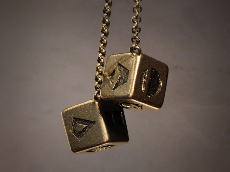 Star Wars Han Solo's Gold Dice Last Jedi Hand-Made Replica image 4