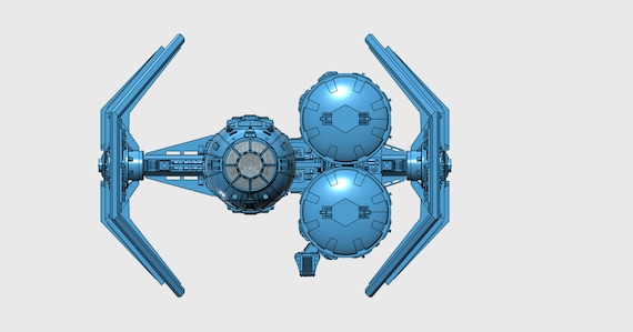 Studio Scale 1/48 Star Wars TIE Bomber 3D Printed Resin Model Kit AS-IS