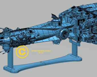 CR90コルベット「ブロッケードランナー」の3Dプリント用STLファイル