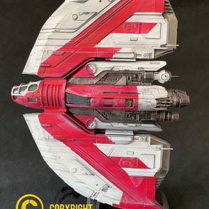 Ahsoka's T6 Shuttle (digital files for 3d printing)