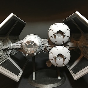 TIE Bomber with Extended Load Out pod (stl. files for 3d printing)