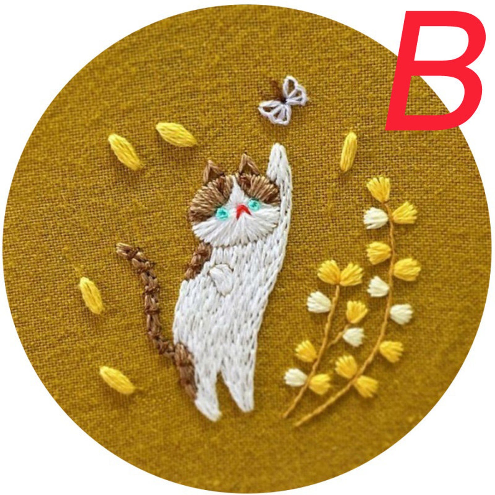 Beginners Cross Stitch Kits with Floral Pattern for Adults Etsy