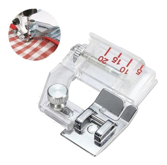 1 pcs Adjustable Bias Tape Binding Foot Snap On Presser Foot Etsy