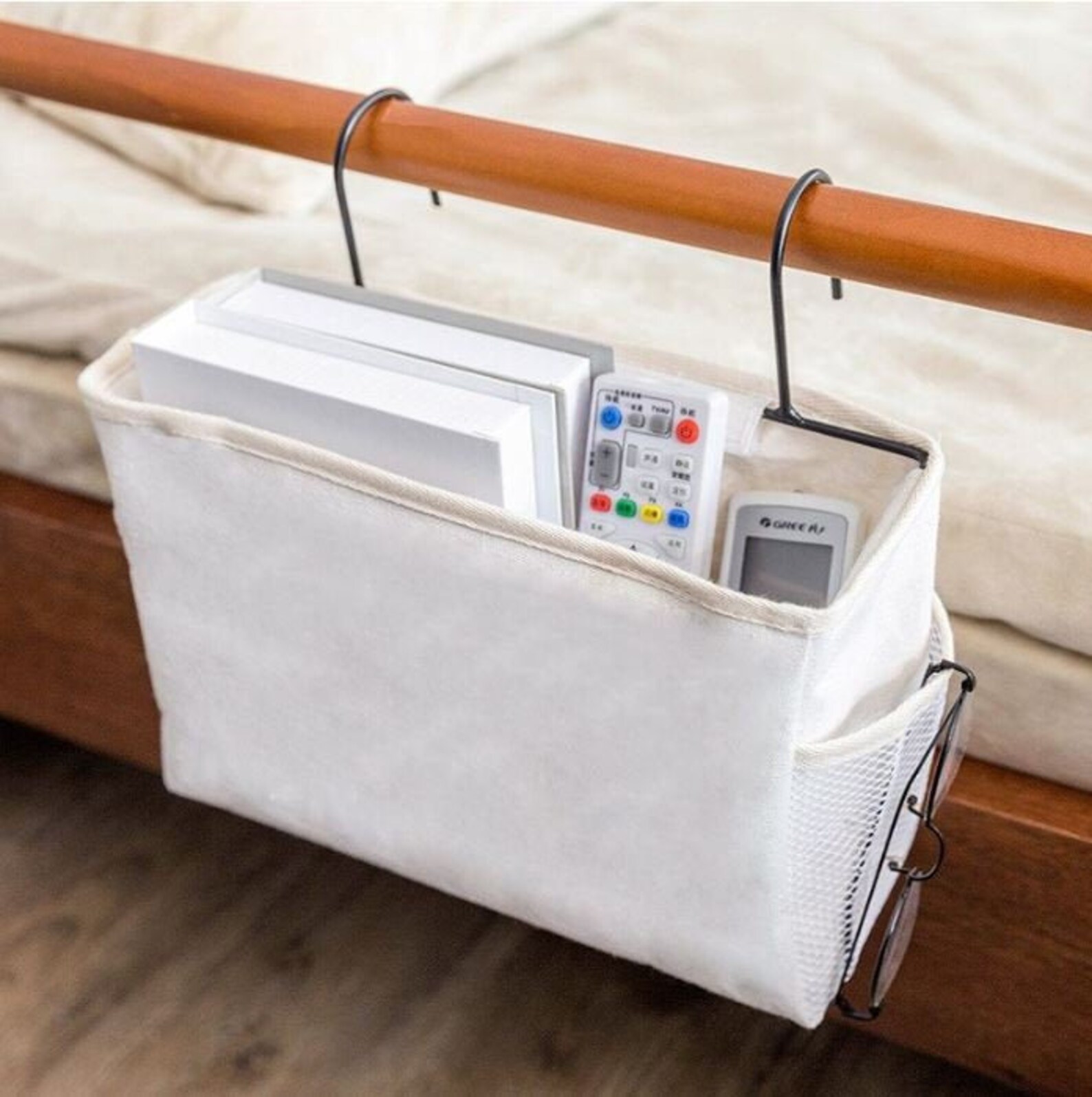 Dormitory Bedside Hanging Bag Canvas Storage Bags Bedside Etsy