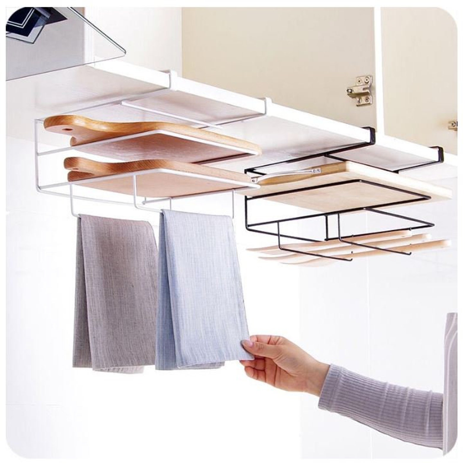 Punchfree Wall Hanging Chopping Board Shelf Chopping Etsy