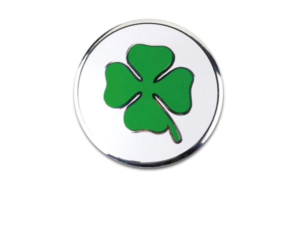 Metal Car Decoration Stickers FourLeaf Clover Emblem Badge Etsy